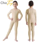 Детский гимнастический трико с длинным рукавом, спортивный костюм, детский балетный трико, тренировочная Одежда для танцев