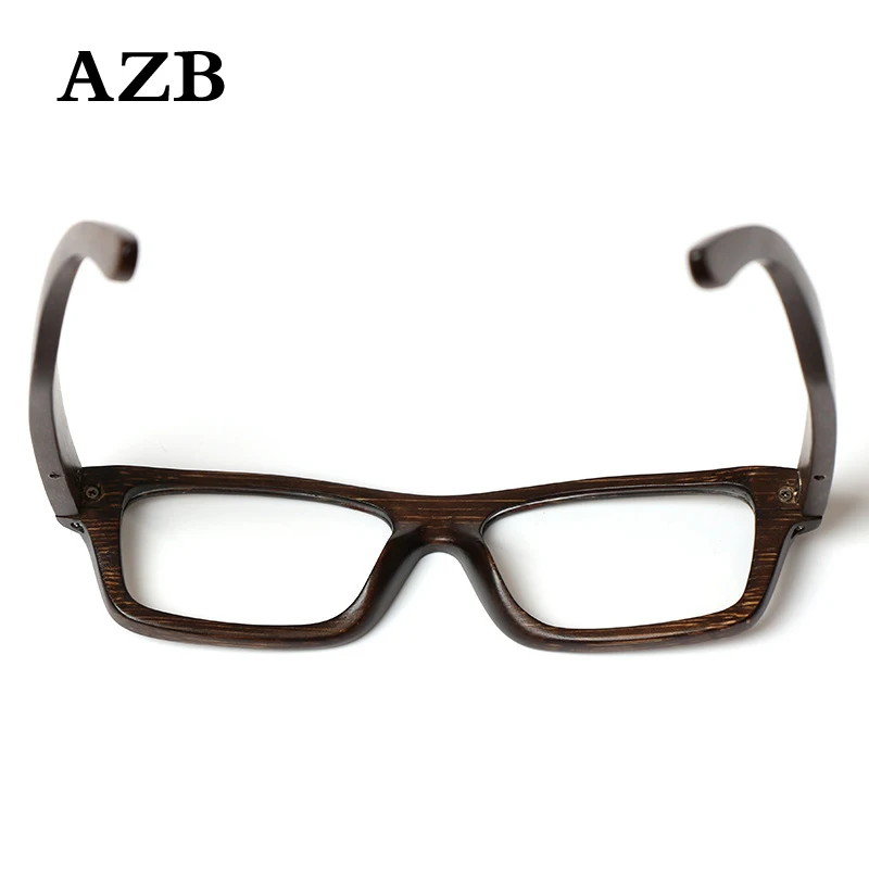 Оправа для очков AZB Мужская/женская с прозрачными линзами оптическая деревянная