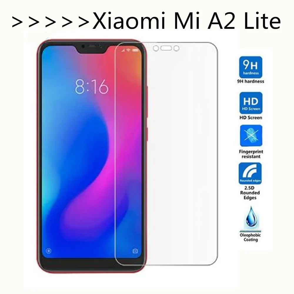 Закаленное стекло Xiaomi Mi A2 Lite защита экрана 2 5 9H Защитная пленка для Ksiomi A2Lite 84
