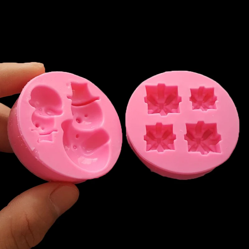 1pcs UV Resin Jewelry Liquid Silicone Mold Snowman Gift Flowers Charms Molds For DIY Intersperse Decorate Making | Украшения и