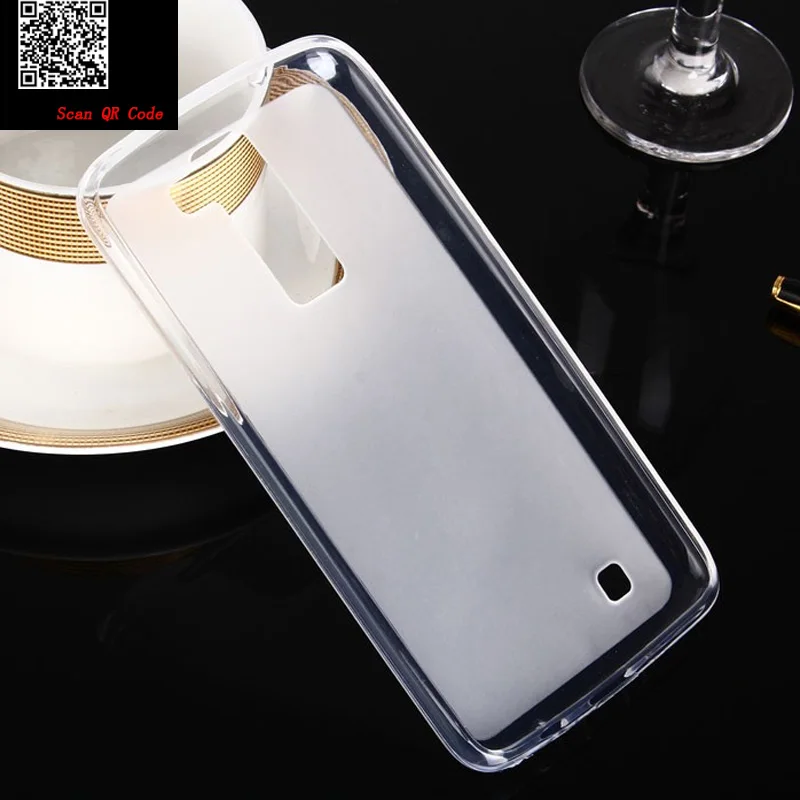 10 шт./лот ТПУ мягкий силиконовый гель телефон случае для LG K8 4 Г K350N 5.0 дюймов пудинг