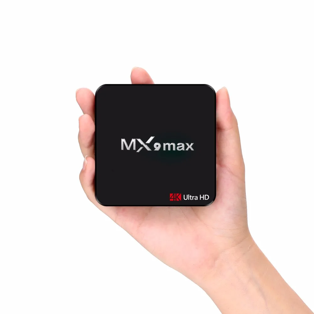 MX9 Max 4 ядра 64bit Android 7 1 Smart ТВ коробка RK3328 2G Оперативная память 16G Встроенная 2 4G WI-FI K