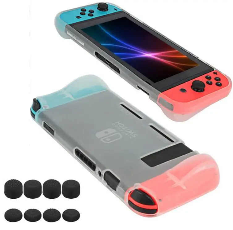 shell with grips Rend Switch NS Joycon, мягкий ТПУ защитный чехол для рук, чехол для кожи, чехол с ручкой, держатель для Nintendo Switch Nitendo Console - Цвет: shell with grips