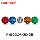 Измеритель напряжения, светодиодный, 22 мм, 60-500 в