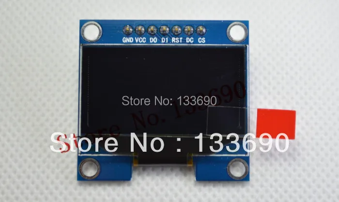 1 шт. 3-дюймовый 128X64 OLED-модуль белый на черном 3-проводном SPI 4 проводе Драйвер