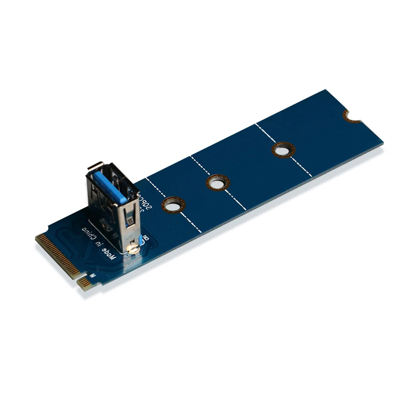 60 см M2 NGFF KEY M PCI Express 16X Graphics E Riser USB3.0 удлинитель 6Pin источник питания для майнинга