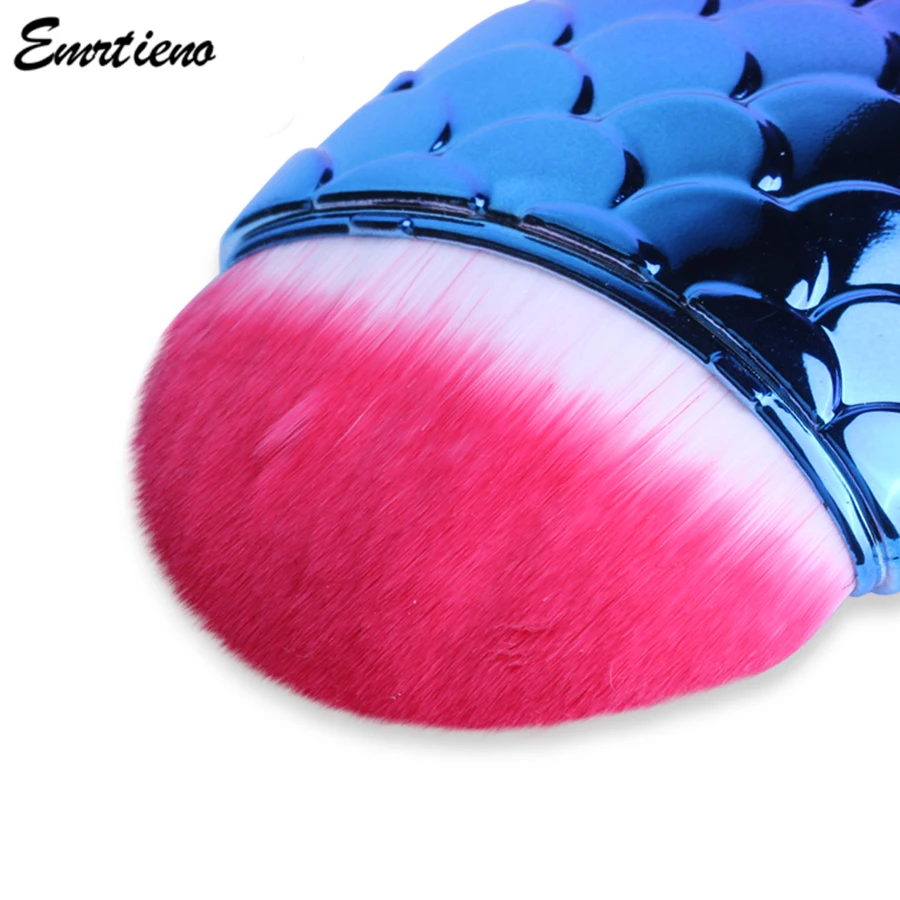 1 шт. Косметическая пудра Уход за кожей лица рыбы Кисточки Макияж Инструменты Pincel