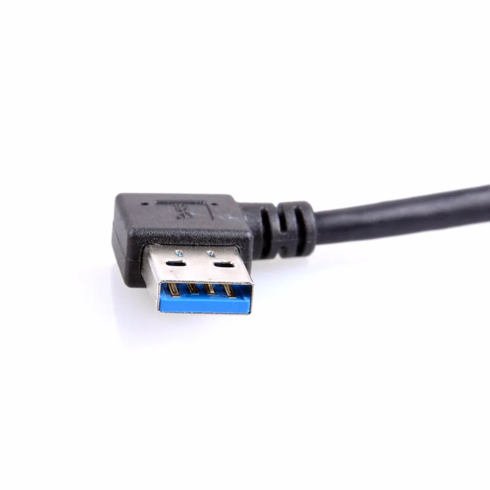 27 см длинные 90 Градусов влево Под Углом USB 3.0 Мужчина к Micro B Мужской Данных