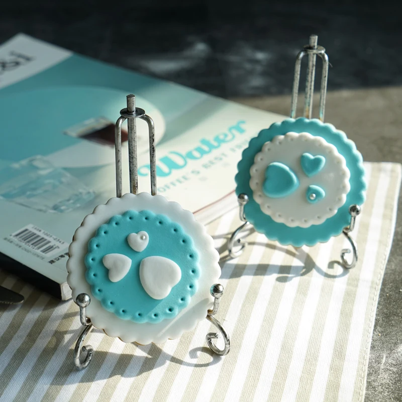 Серебряная Кованая подставка для закусок свадебный набор штатив десертный