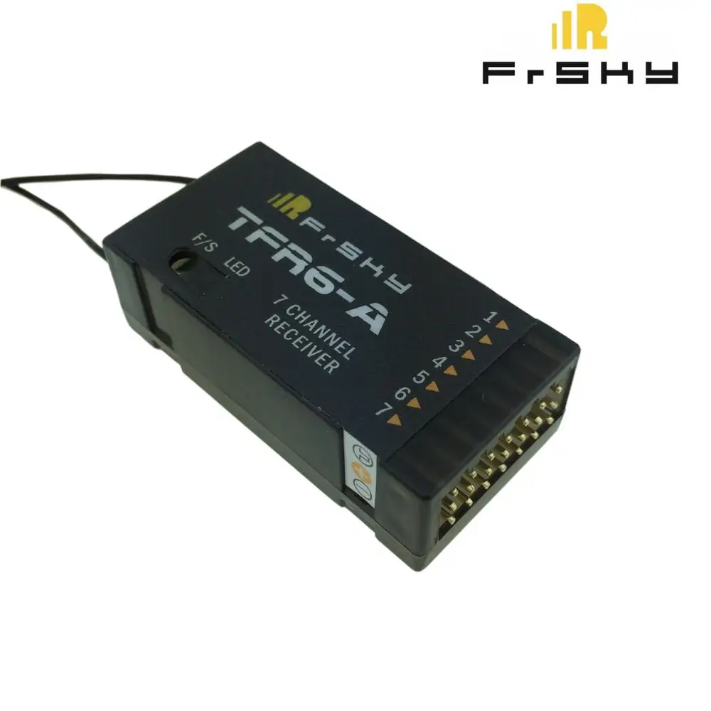 FrSky TFR6A TFR6 A 2 4 ГГц 7 канальный приемник Futaba FASST Совместимость|Детали и аксессуары| |