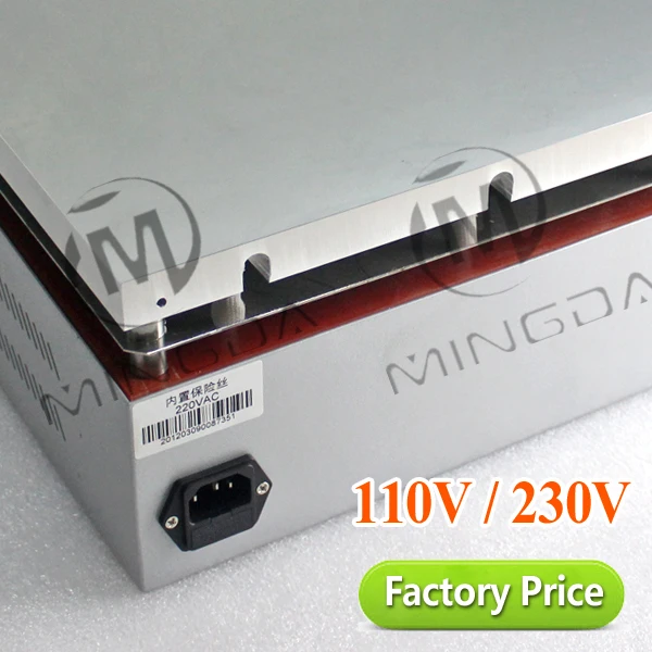 Китай поставщиком MD-4030 220 / 110 В 1800 Вт 400 * 300 мм BGA нагревательная плита из