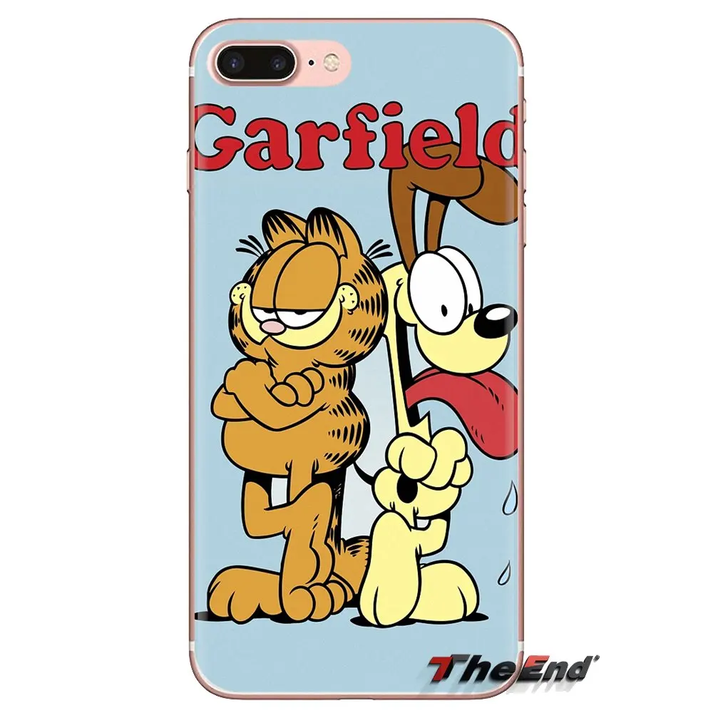 Transparent Soft Shell Covers Garfield For Xiaomi Mi4 Mi5 Mi5S Mi6 Mi A1 A2 5X 6X 8 9 Lite SE Pro Max Mix 2 3 2S |