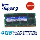 KEMBONA 1,35 V DDR3L 1600 PC3-12800 DDR3 1600MHz PC3L-12800 Non-ECC 4GB SO-DIMM модуль памяти Ram Memoria для ноутбуканоутбука