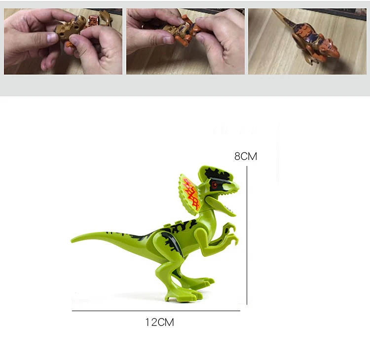 Legoings &quotМир Юрского периода&quot Мир динозавров парк Raptor защитной зоны Набор