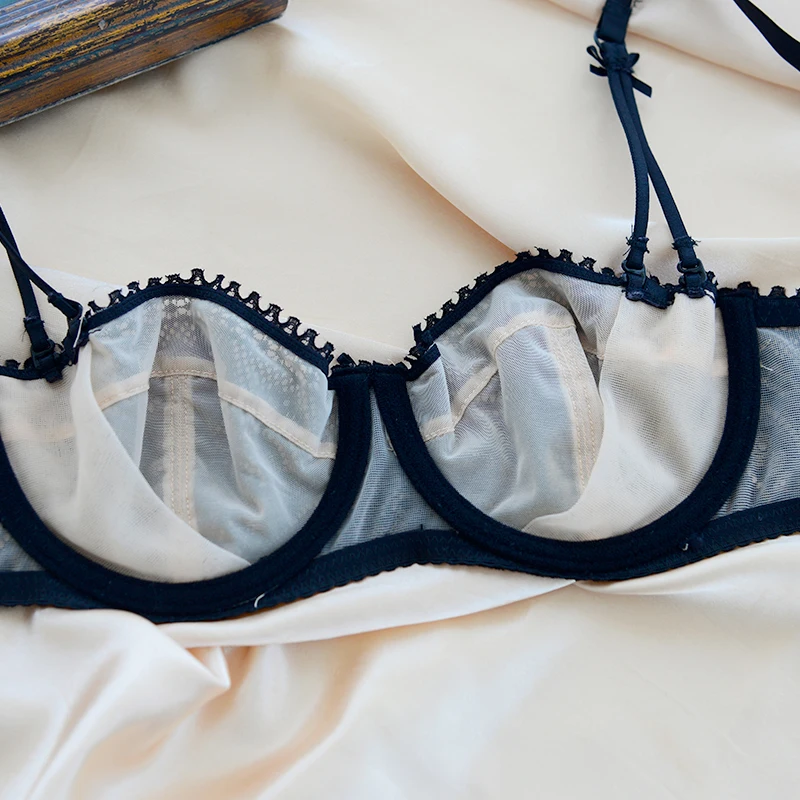 Новинка лета 2017 ультратонкая чашка сексуальный женский комплект с бюстгальтером
