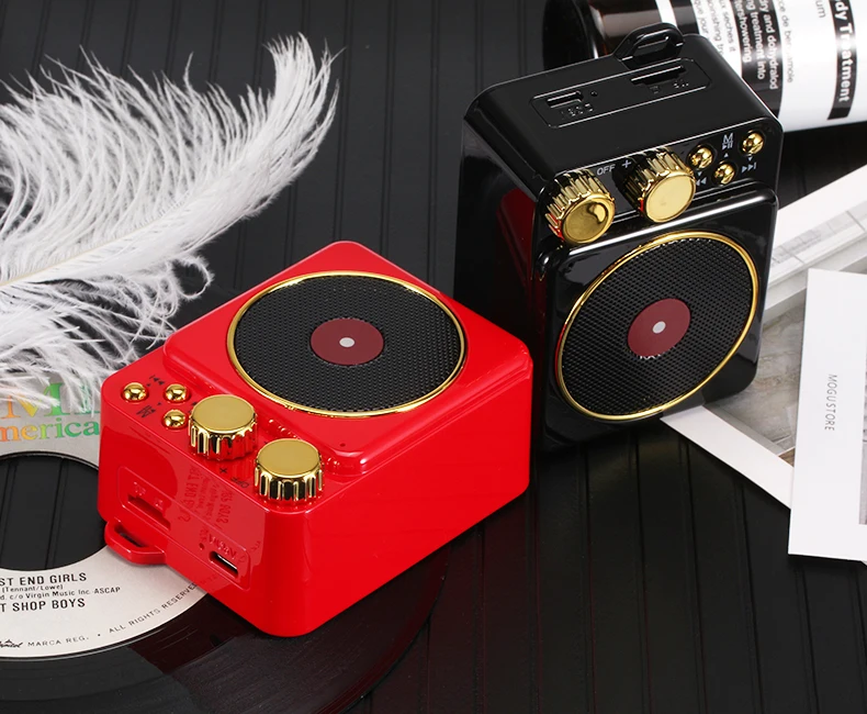 Nasin T10 Мини Bluetooth мини-динамик с Hillbilly кошачий стиль fm-радио стерео Hifi звуковая коробка Громкая связь для xiaomi iphone