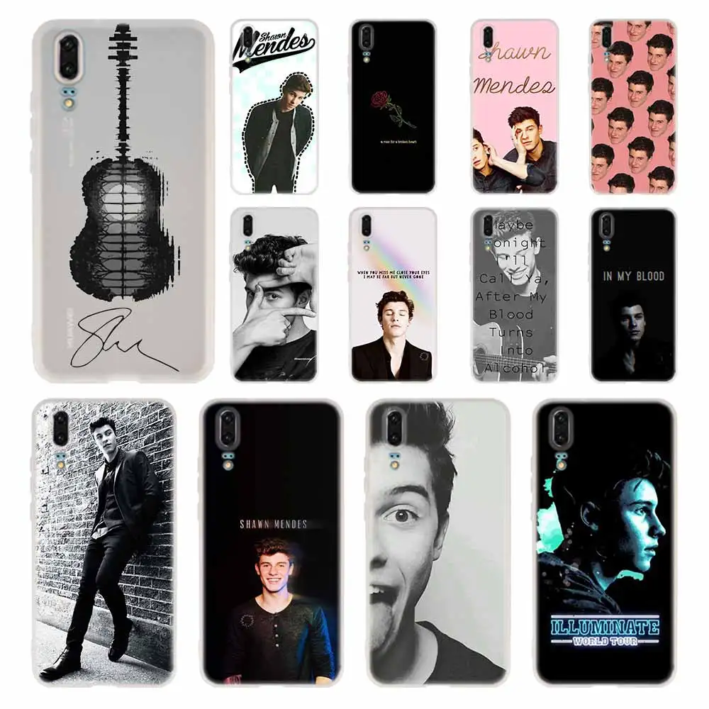 Милый чехол MLLSE shawn mendes силиконовый мягкий из ТПУ для Huawei P30 P40 P20 Pro P10 P9 Lite P Smart Z