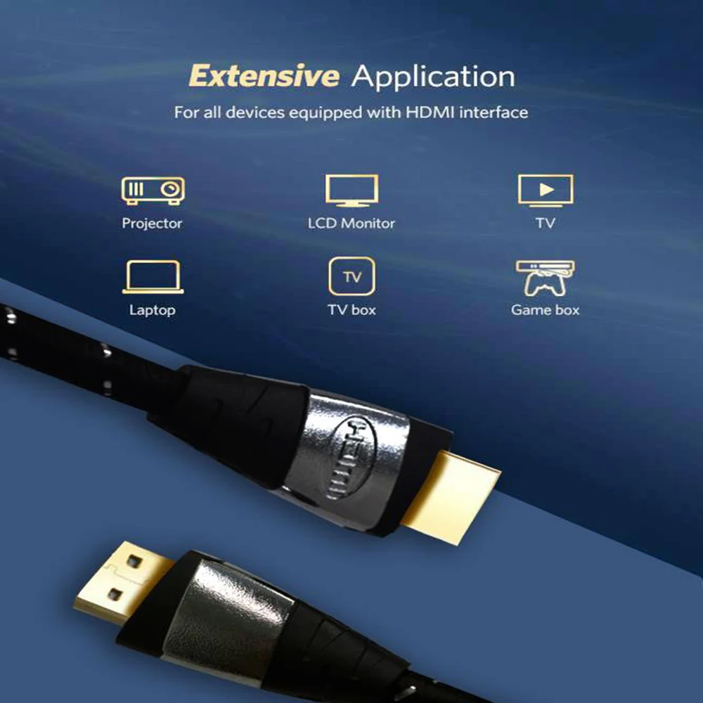 Кабель HDMI Welldiea (мужчинами кабель) 2 0 4 k 3D 60FPS группа плетеный кабель для HDTV ЖК