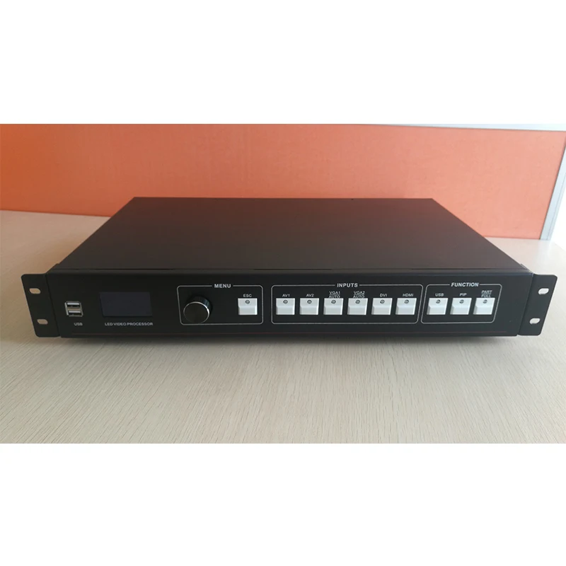 USB светодиодный видеопроцессор видео контроллер HDMI Quad настенный экран HD внешний