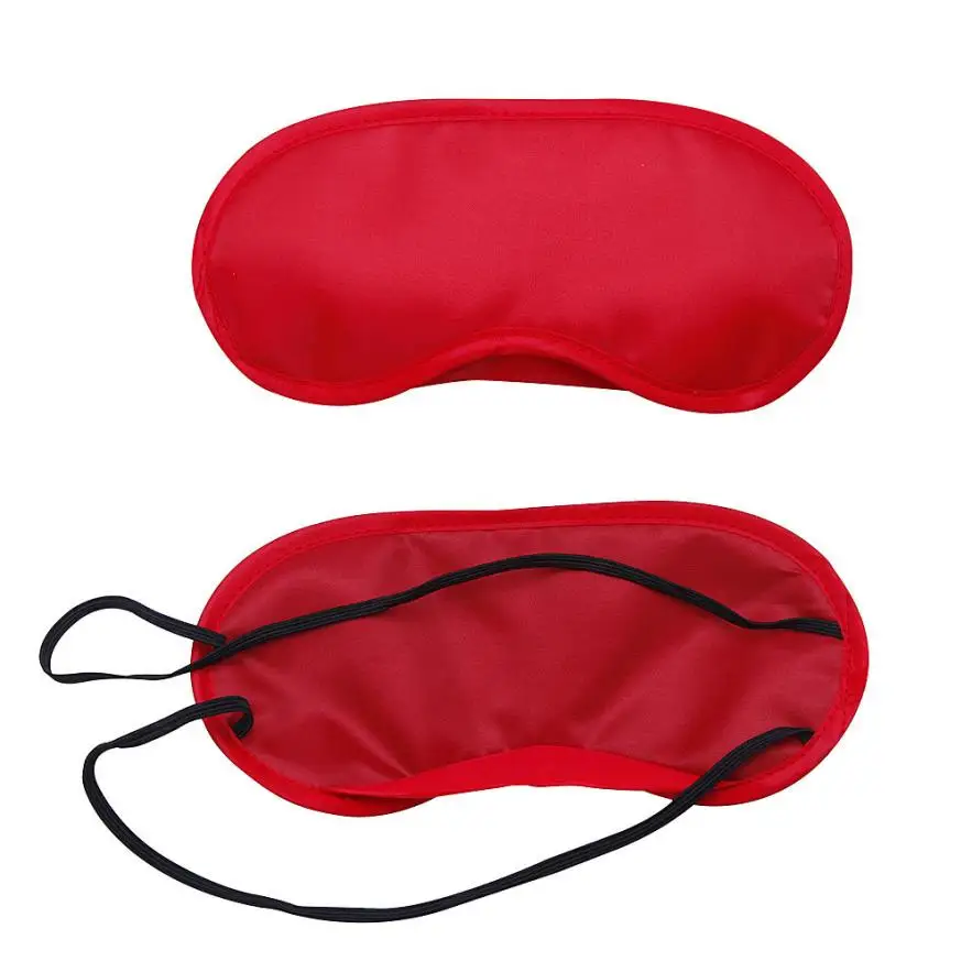 1PC Sleeping Eye Mask Shade Nap Cover Blindfold New Pure Silk Sleep Padded Travel Relax Aid 3JU20 | Красота и здоровье