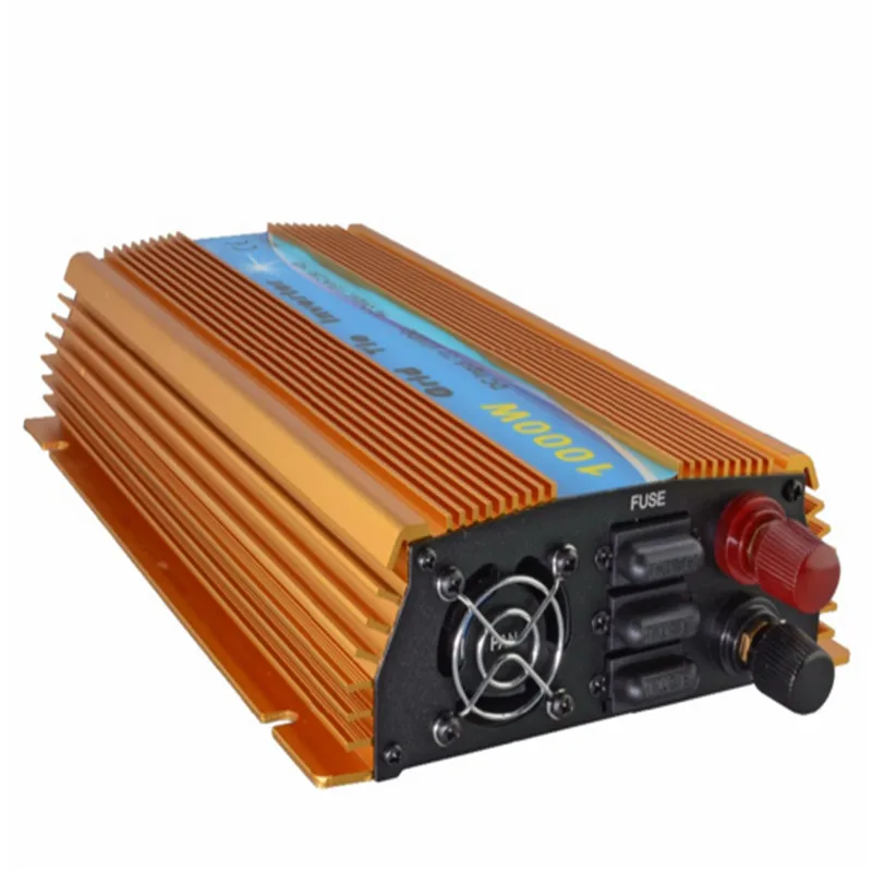 EDECOA чистый синусоидальный инвертор для солнечной панели MPPT 1000 Вт Сетка tie micro