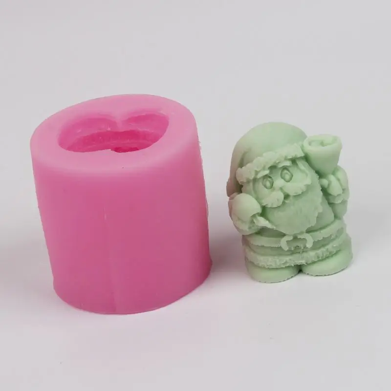 3D Рождественская фотоформа BJ018 силиконовое мыло в форме мороза сделай сам|soap