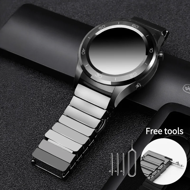 18мм 20мм 22мм керамический ремешок Для Huawei часы GT / watch 2 pro / Samsung Gear S3 для Lenovo часы 9 ремешок / Galaxy Watch 46/42 Сменные аксессуары