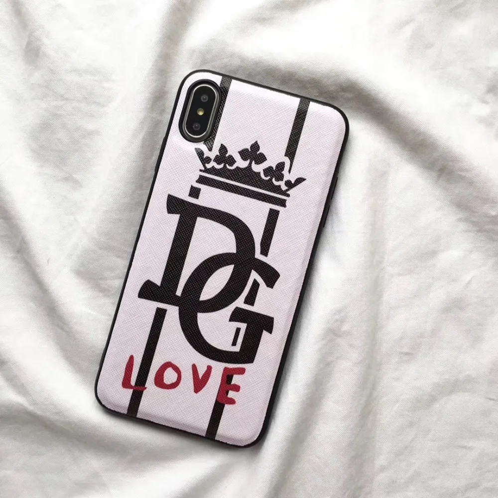Роскошный брендовый кожаный жесткий пластиковый чехол для телефона iphone6 6Plus с