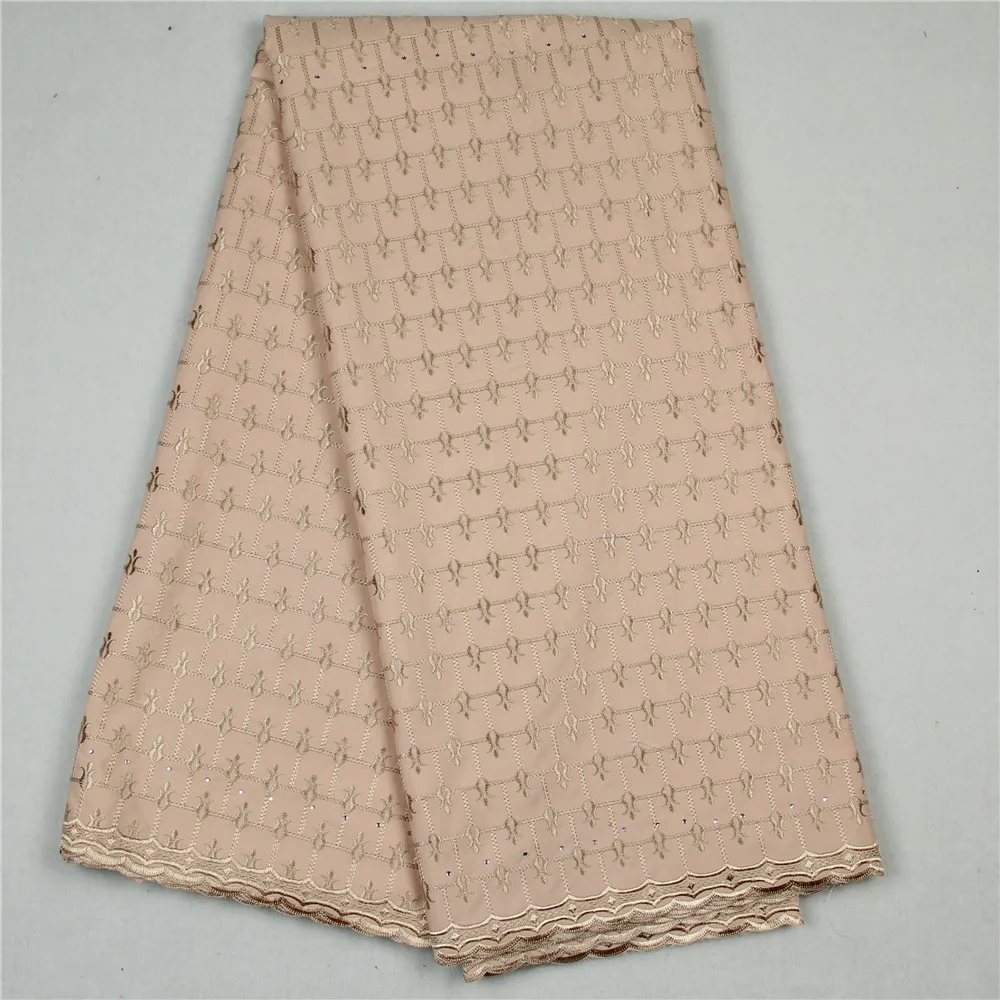 2018 African Swiss Voile Lace High Quality Wedding Fabric 100% Cotton In Switzerland With Stones F84-2 | Дом и сад