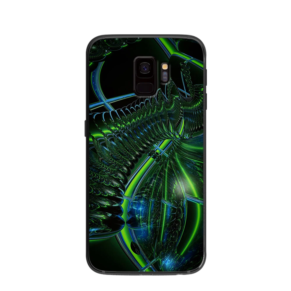 Зеленые полосы мрамор для samsung Galaxy A5 A6 A7 A8 A9 2017 чехол телефона плюс M10 M20 M30