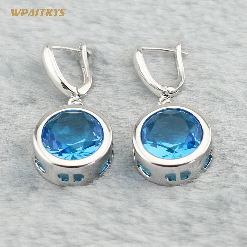 Женский ювелирный комплект из колье и серёг серебристого цвета|jewelry sets for women|bridal