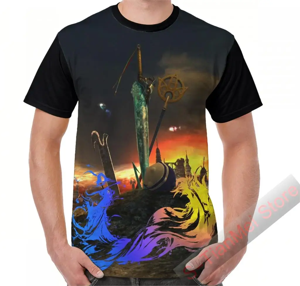 Летняя графическая футболка, мужские топы, футболки, FINAL FANTASY X this is my story, Женская забавная Футболка с принтом