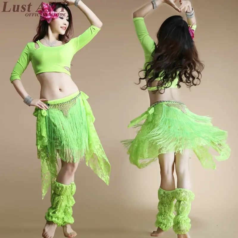 Новое прибытие живота Танцевальный костюм пикантные Женские Танцы комплект