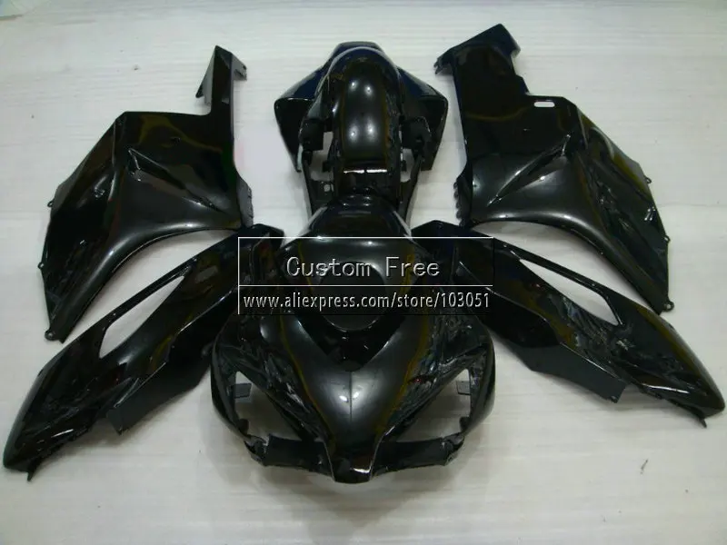 Custom ABS Injection fairing set for 2004 2005 Honda CBR1000RR CBR 1000 RR 04 05 1000RR full black fairings parts | Автомобили и
