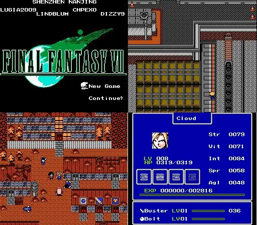 Игровой Картридж для консоли NES/FC финальная фантазия I II III VII REMIX 11 в 1 - купить по