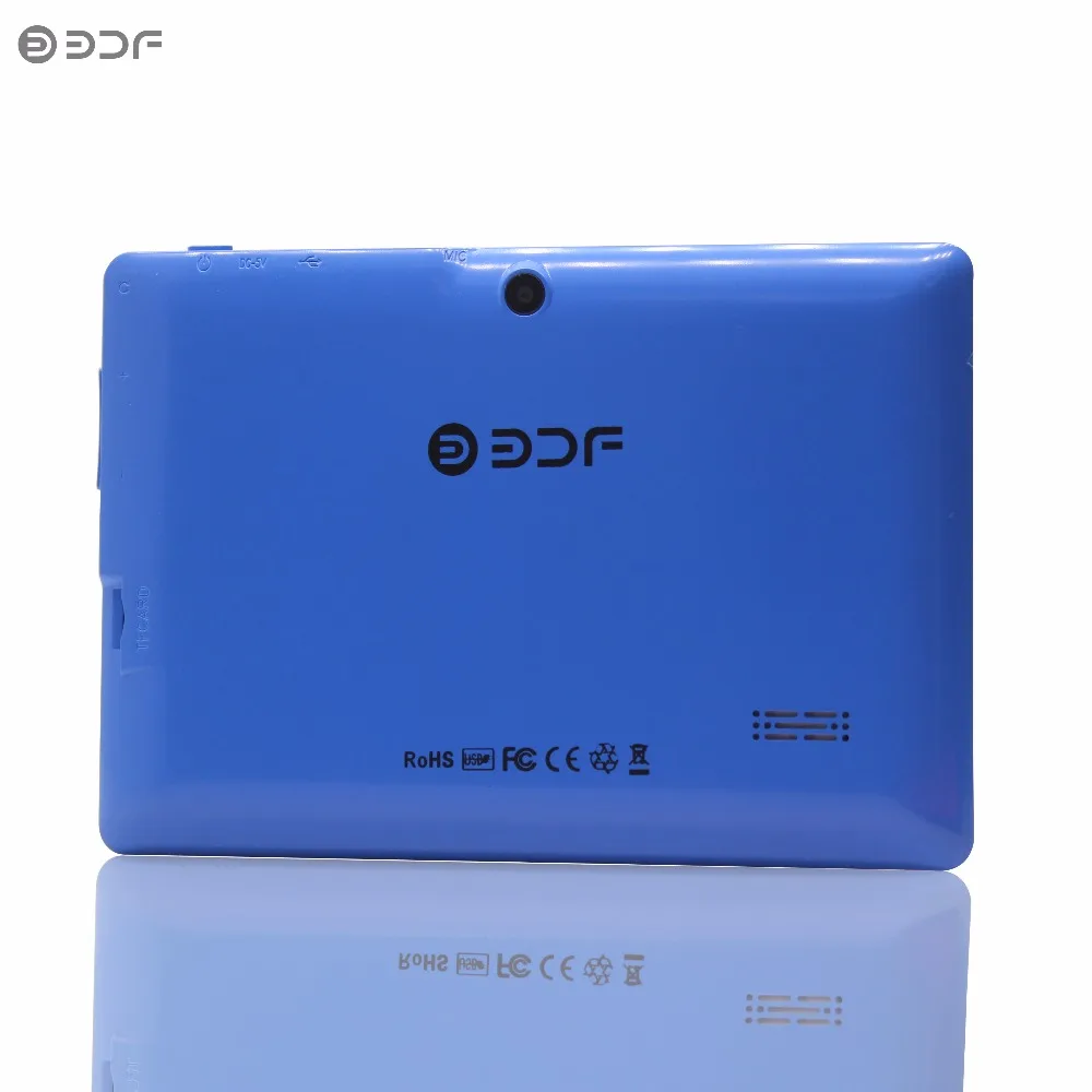 BDF детский планшет 7 дюймов планшетный ПК Android 4 четырехъядерный 512 МБ + 8 ГБ 1024*600 LCD