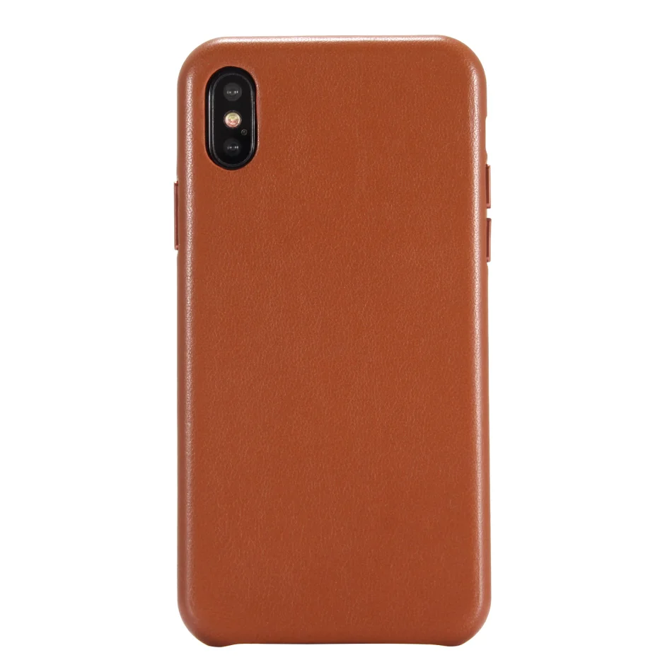 Чехол для телефона s для iPhone X, чехол из натуральной кожи, роскошный тонкий чехол на заднюю панель для Apple iPhone X XS Capa