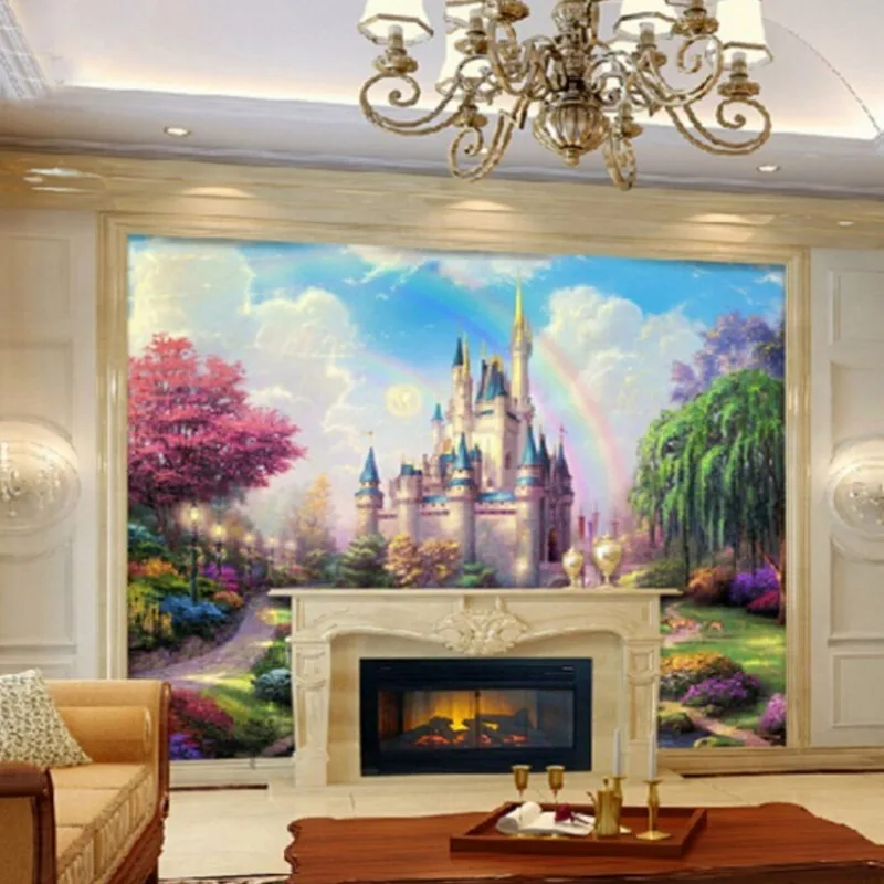 3d радужные обои для фотографий гостиной детской комнаты | Обустройство дома