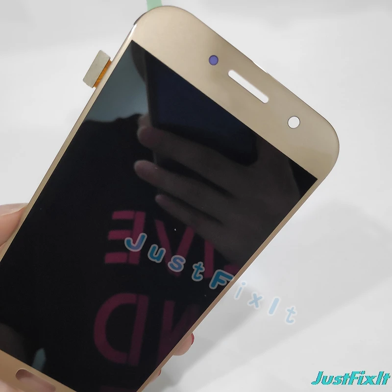 Для SAMSUNG GALAXY A5 2017 тела A520 A520F SM Дисплей Сенсорный экран дигитайзер Ассамблеи