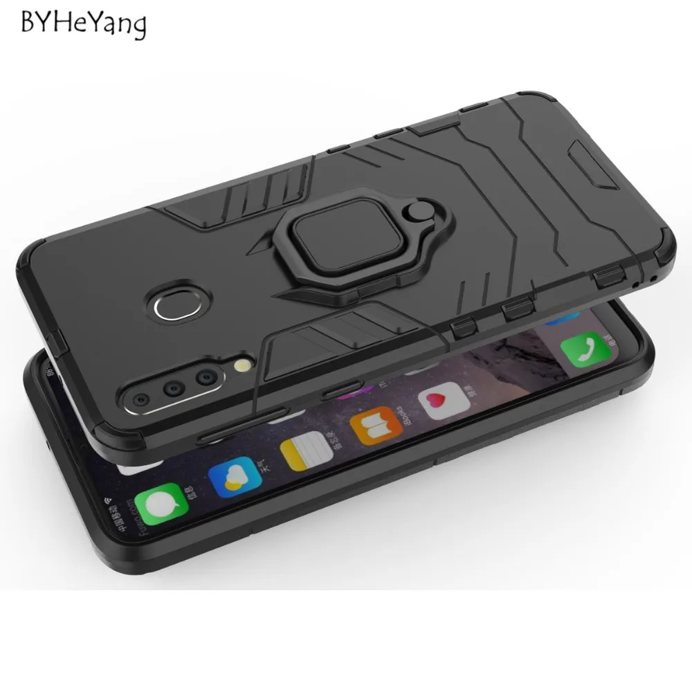 Чехол-подставка для Galaxy A50 A51 A52 A71 A72 металлическое кольцо Магнитная Задняя