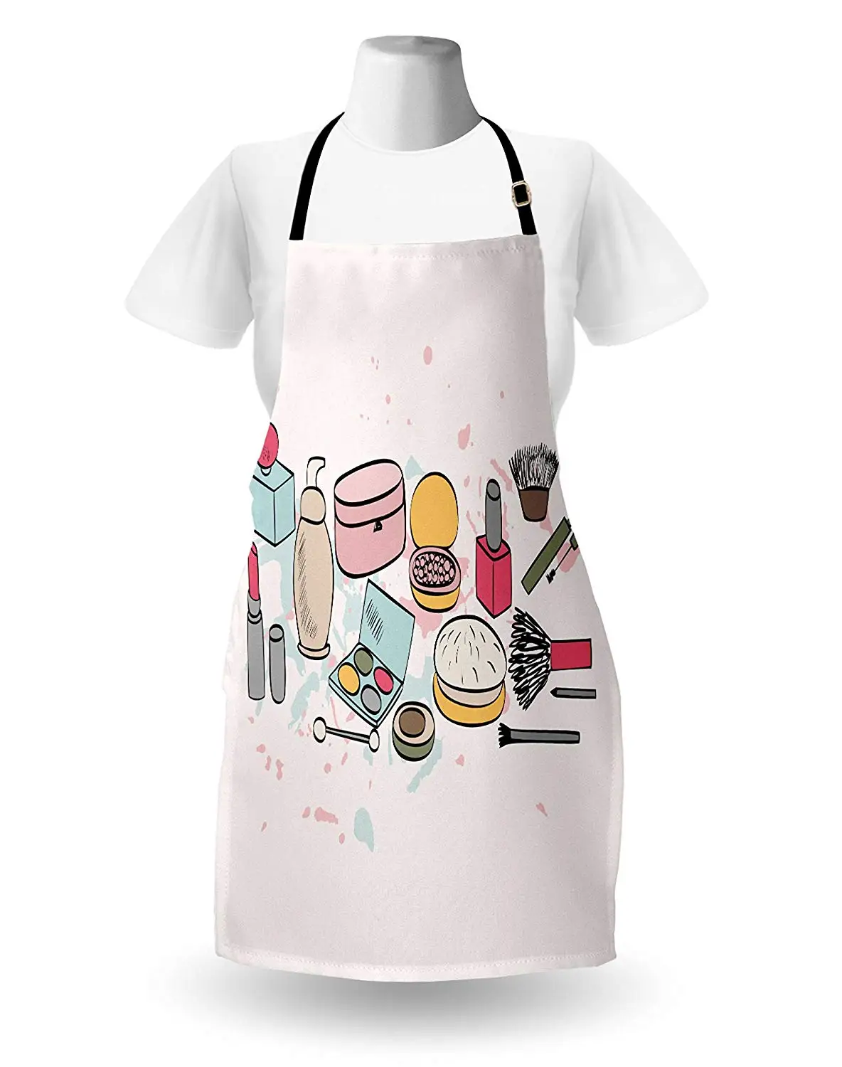 Косметический фартук для макияжа модная губная помада тушь ресниц рисунок духов