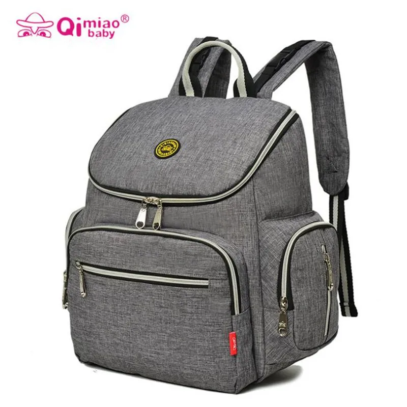 

Qimiaobaby New Baby Diaper Bag Nappy Backpack Change pad Stroller Straps Waterproof Tote Maternity Nappy Bags Bolsa Bottle Bag