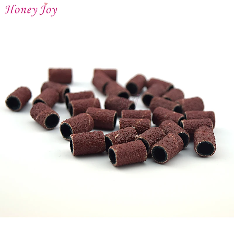 100 шт Размер 80 &quotшлифовальные ленты для ногтей биты кольцо Замена маникюра