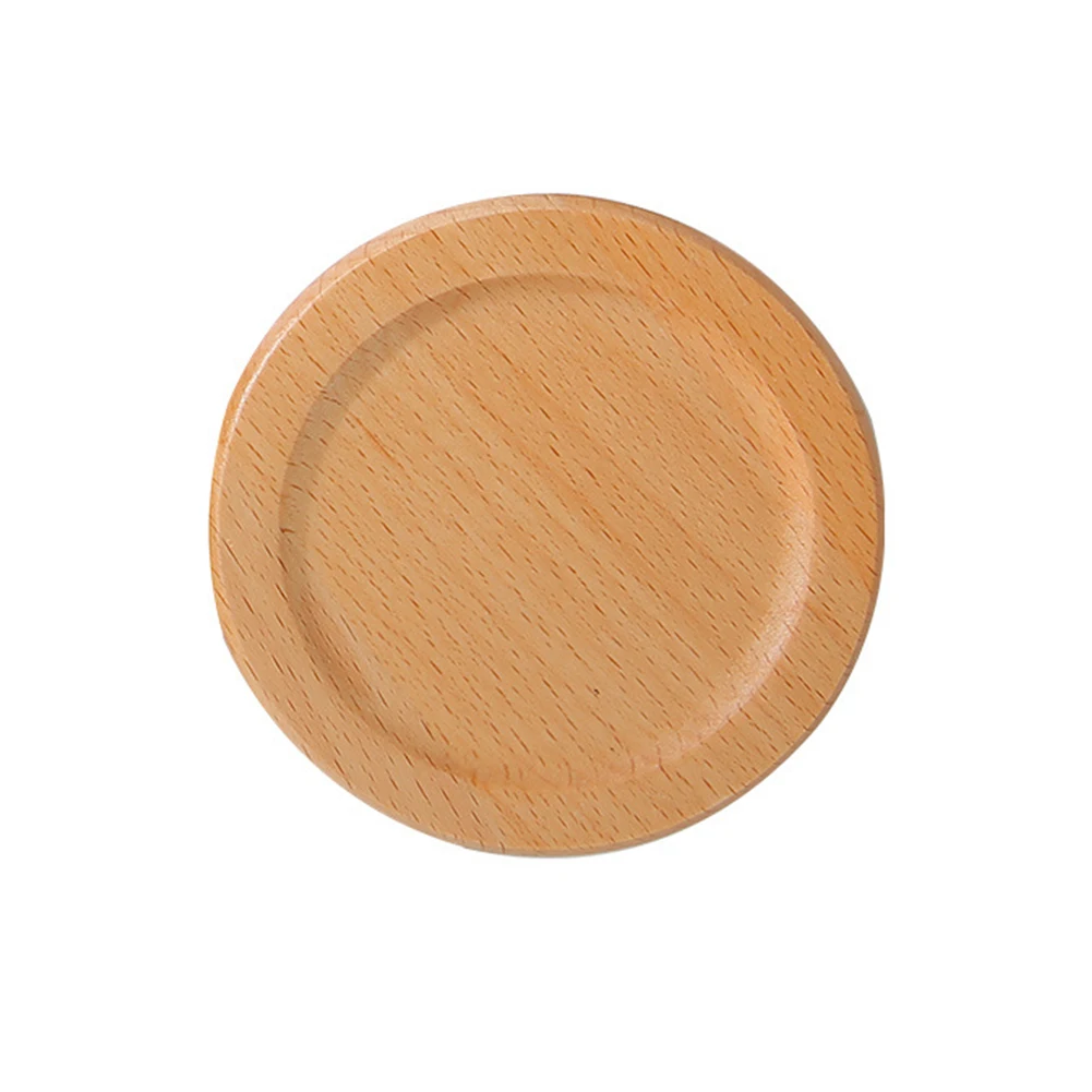 6pcs/set Round Coffee Tool Gift Tea Anti Slip Mat Heat Insulation Cup Pad Office Table Decoration Home Kitchen Wooden |