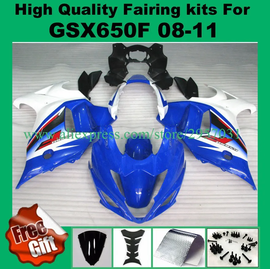 9 подарков комплект обтекателей из АБС-пластика для SUZUKI GSX650F 2008 2009 2010 GSX 650F 08 09 10 11