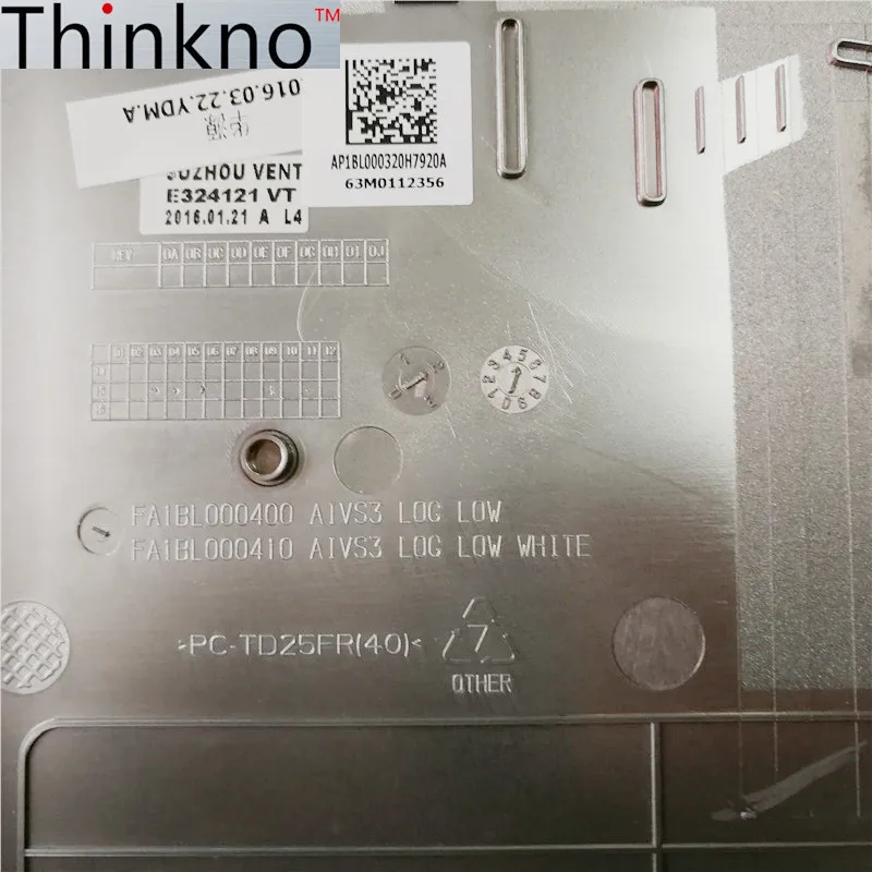Нижний корпус ноутбука Lenovo U31-70 500S-13ISK 5CB0J30909 AP1BL000320 красный 5CB0J30951 AP18L000330 белый