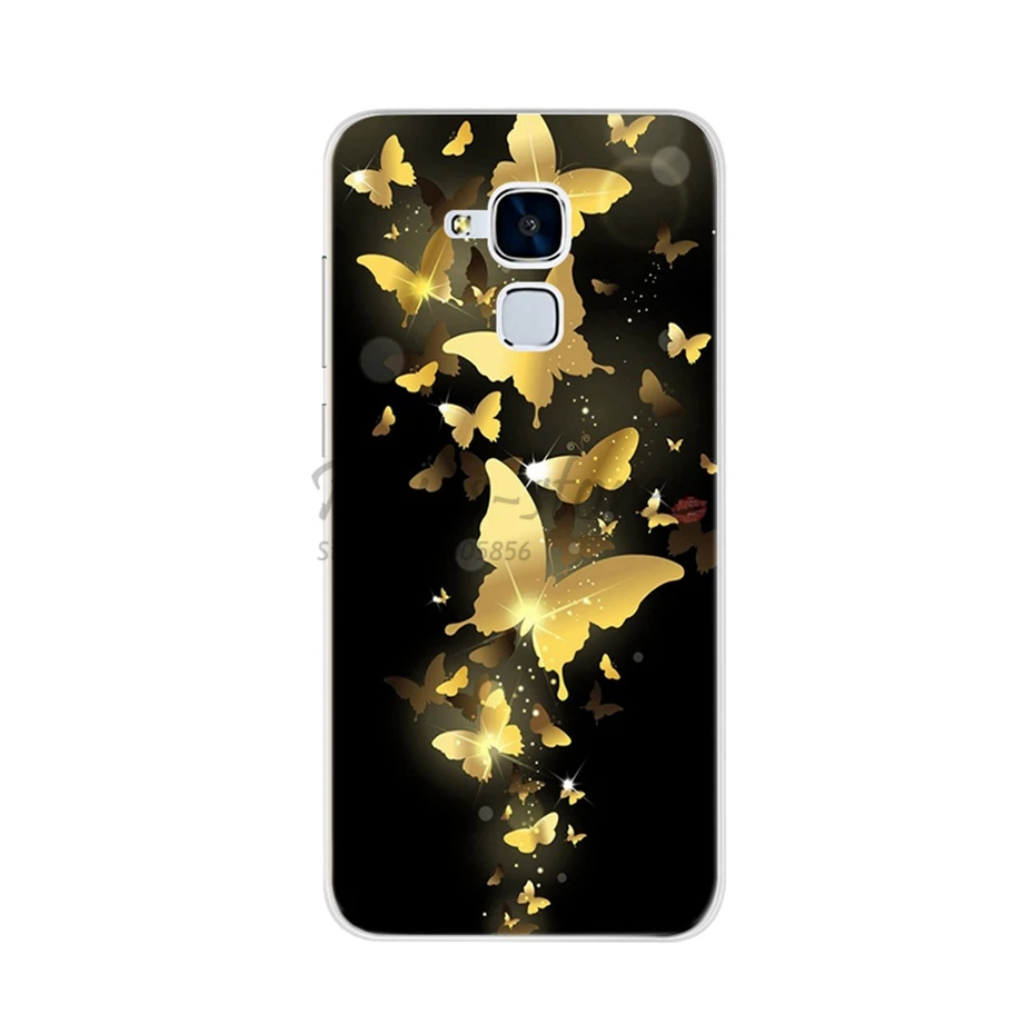 Бордовый Чехол-накладка для huawei GT3/Honor 7 Lite/huawei GR5 Mini, модный Мягкий Силиконовый ТПУ чехол для телефона для huawei GT3 Fundas 5,2" - Цвет: Бордовый