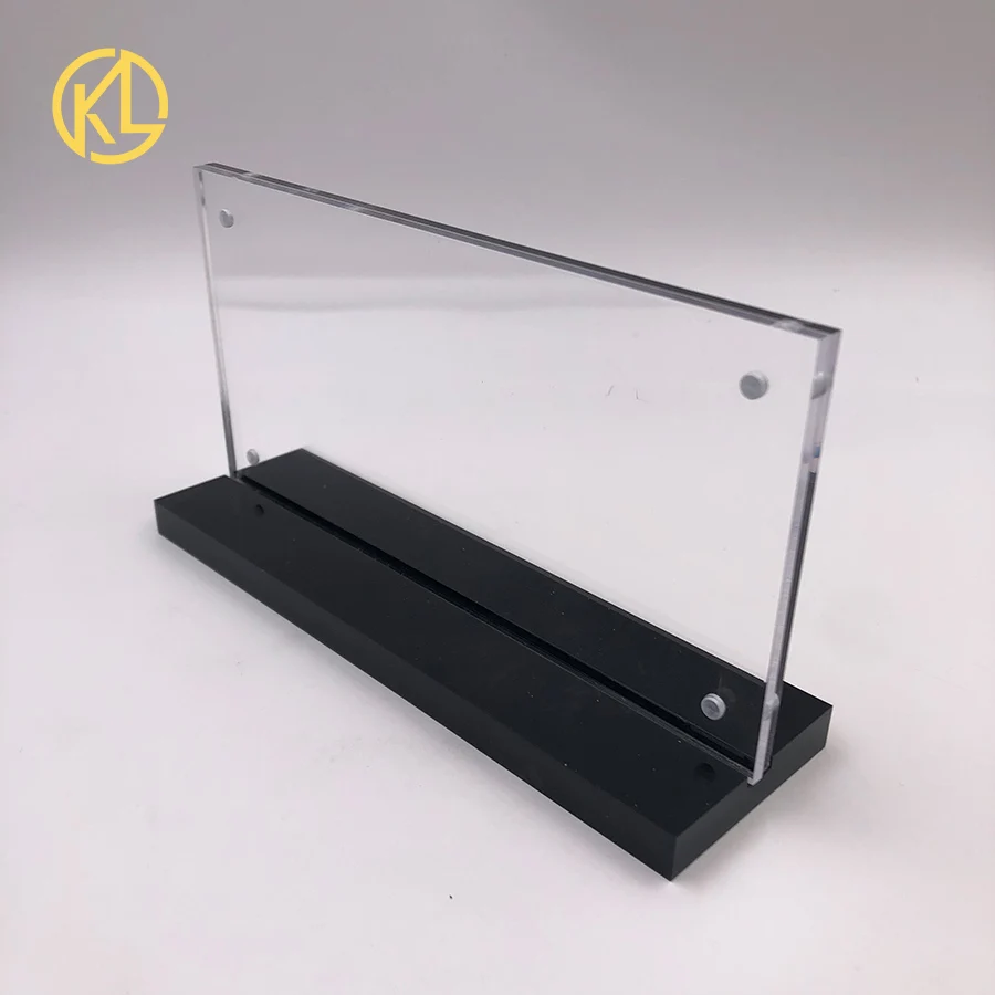Good Selling free shipping Nice Cheap double side visible Acrylic Dispaly Frame for gold Banknote good display decoration | Дом и сад