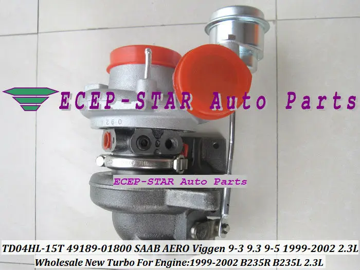 Бесплатная доставка TD04HL 15T 49189 01800 01830 Turbo для SAAB AERO Viggen Upgrade 9 3 5 2000 B235R B235L B205R
