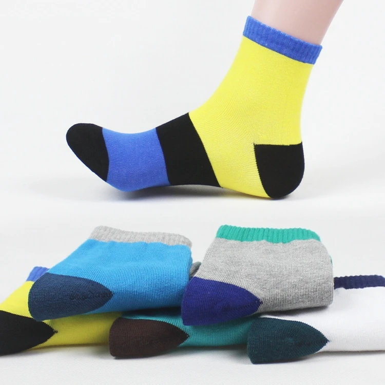 Дизайнерские хлопковые носки мужские повседневные без пятки универсальные